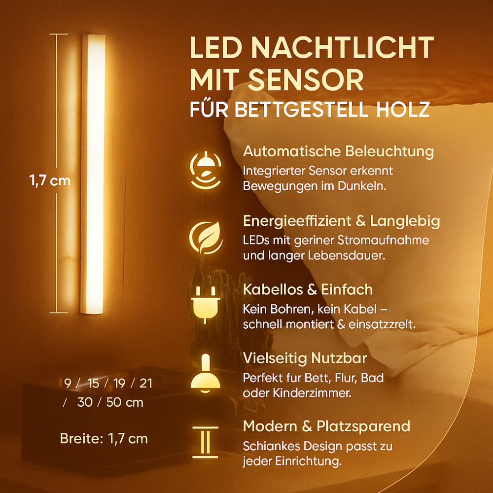 Intelligentes LED Nachtlicht mit Bewegungssensor für Ihr Zuhause