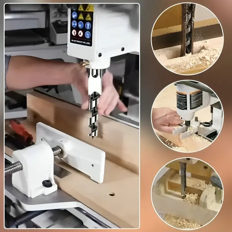 Präzisions-Holzbohrer | Quadrat-Zapfenbohrset für Holz | Mit Späneabfuhr