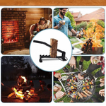 Wand Holzspalter | Hebelmechanismus | Sichere Holzspaltung | Kohlenstoffstahl