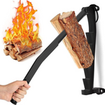 Wand Holzspalter | Hebelmechanismus | Sichere Holzspaltung | Kohlenstoffstahl