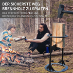 Hochwertiger Holzspalter | Sicheres Holzspalten ohne Axt