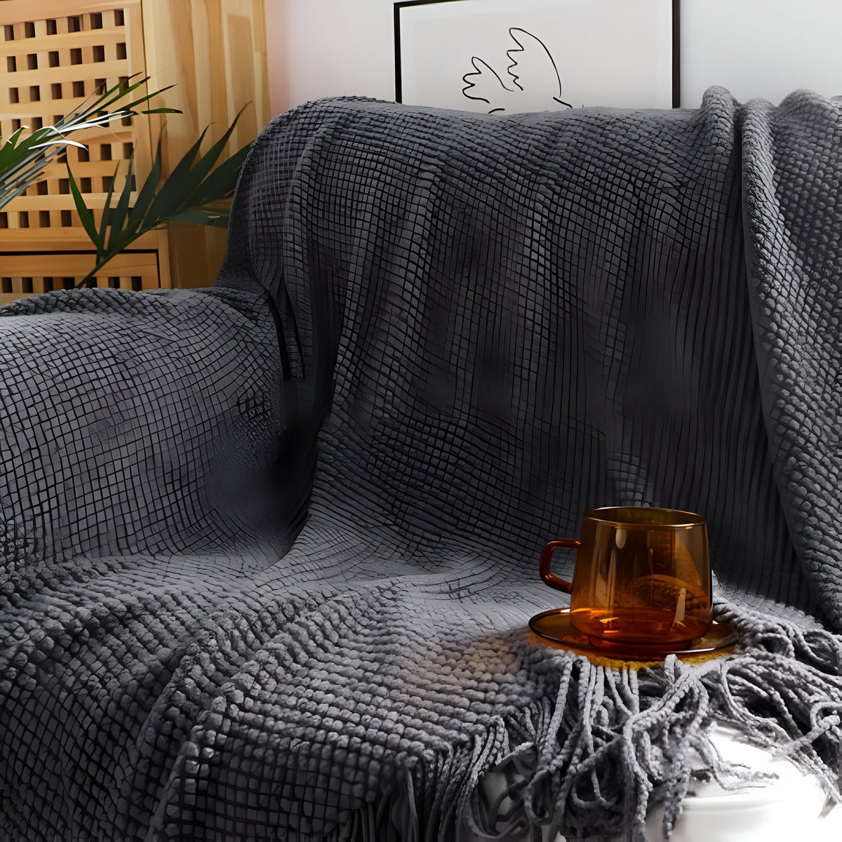 Elegant Fleece Blanket – Soft, Stylish & Warm for Your Home