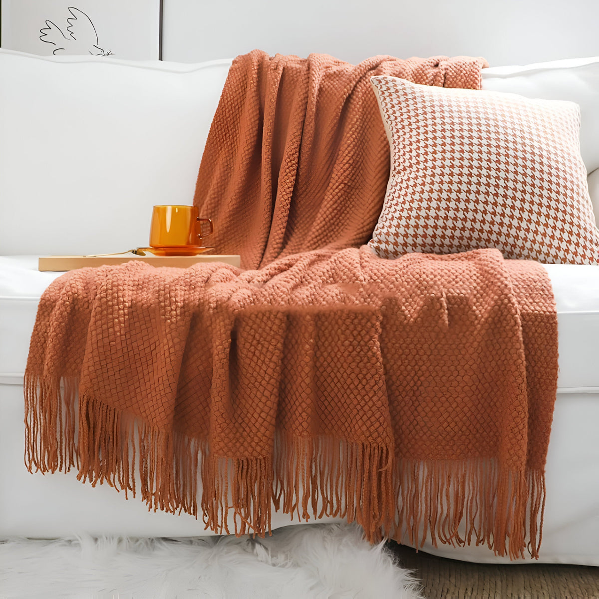 Elegant Fleece Blanket – Soft, Stylish & Warm for Your Home