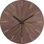 Moderne Wanduhr aus massivem Holz – Minimalistisches Design