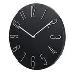 Moderne Wanduhr im minimalistischen Design – Lautlos mit Quarzwerk