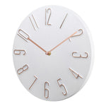 Moderne Wanduhr im minimalistischen Design – Lautlos mit Quarzwerk