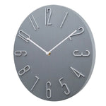 Moderne Wanduhr im minimalistischen Design – Lautlos mit Quarzwerk