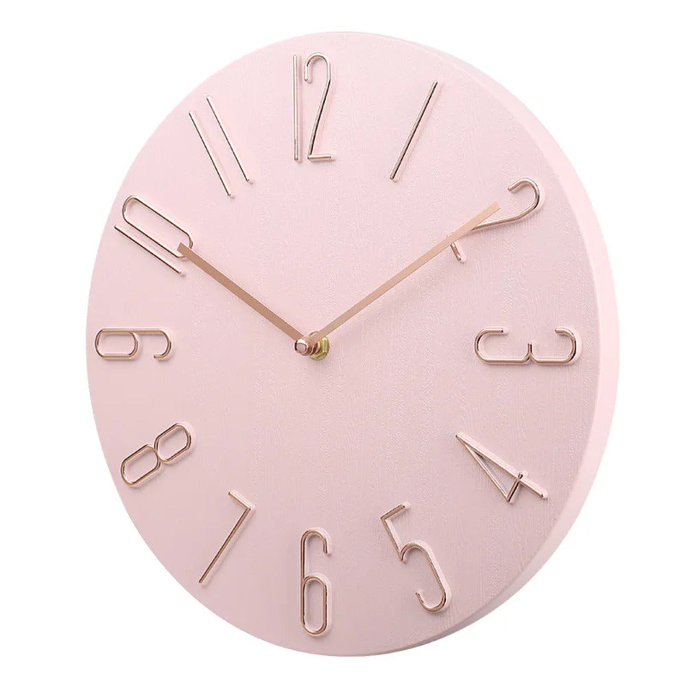 Moderne Wanduhr im minimalistischen Design – Lautlos mit Quarzwerk