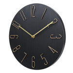 Moderne Wanduhr im minimalistischen Design – Lautlos mit Quarzwerk