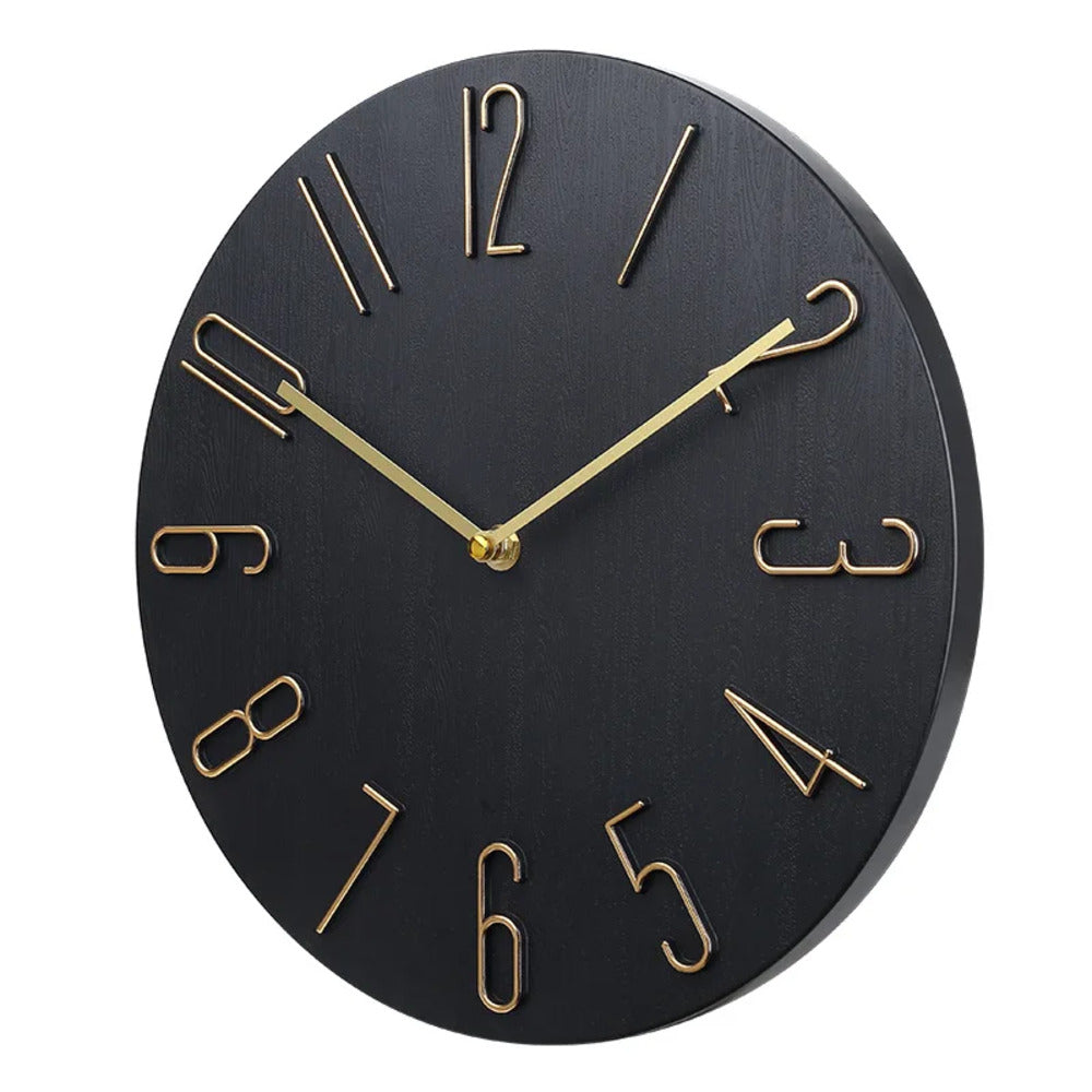 Moderne Wanduhr im minimalistischen Design – Lautlos mit Quarzwerk