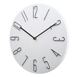 Moderne Wanduhr im minimalistischen Design – Lautlos mit Quarzwerk