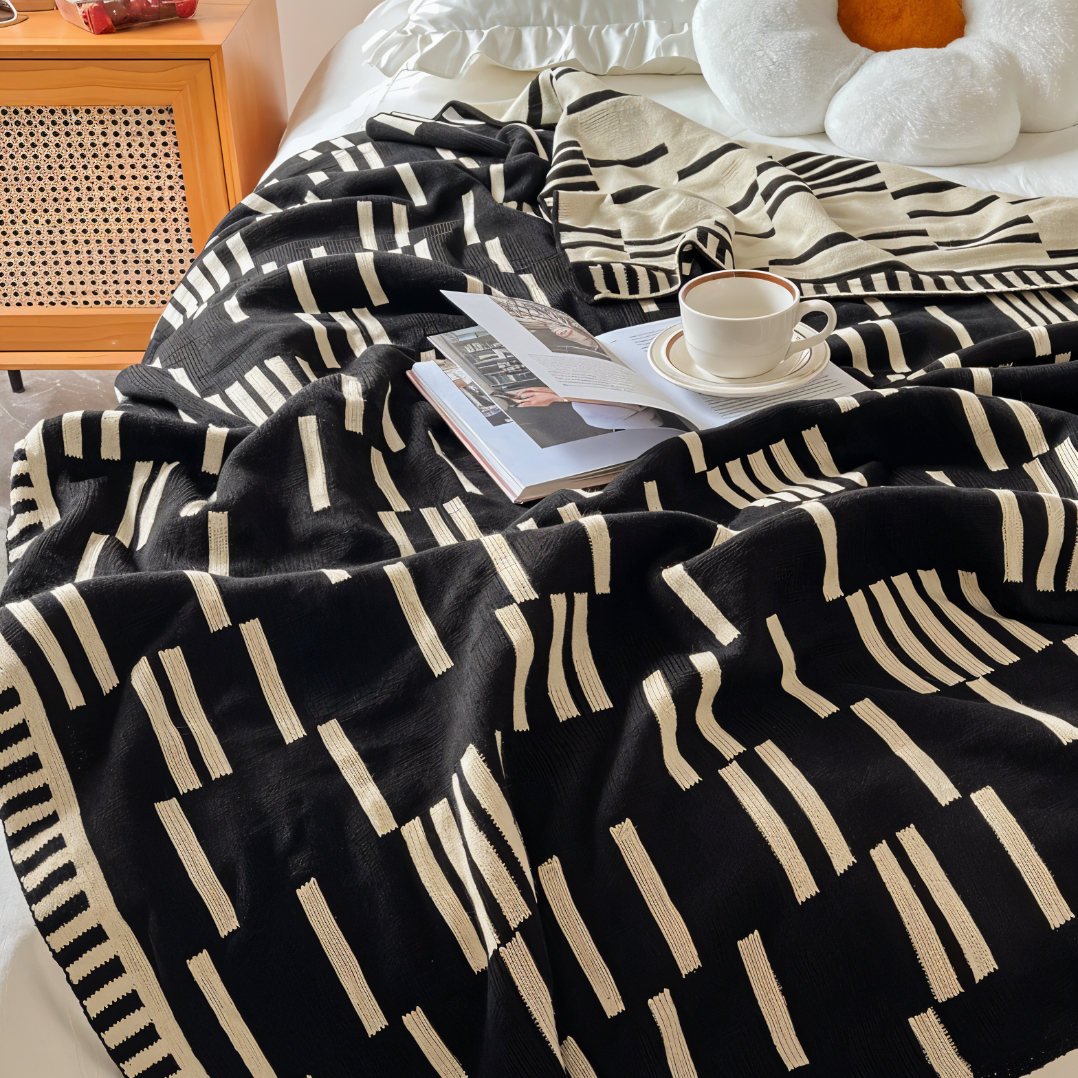 Luxuriöse Kuscheldecke – Komfortabler Begleiter für Zuhause