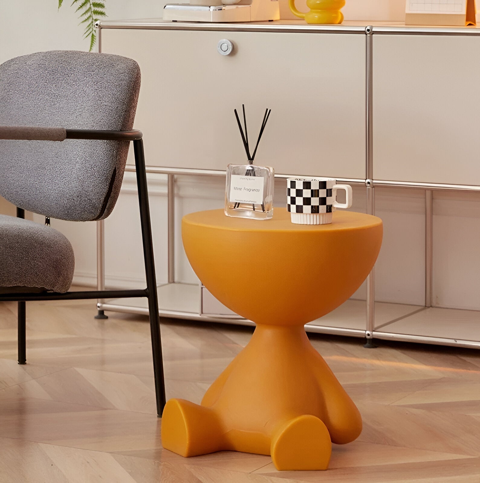 Runder Couchtisch – Eleganter Beistelltisch für Wohnzimmer und Innenräume