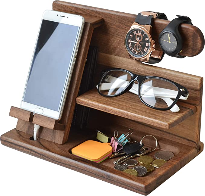 Eleganter Schreibtischorganizer mit Handyhalter – Ordnung leicht gemacht