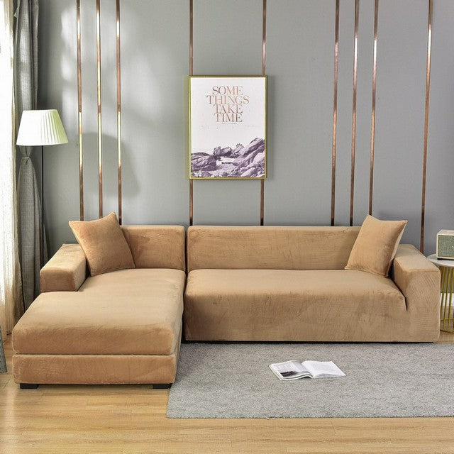 Sofa Protection – Elastic Velvet Cover for Every Couch Type