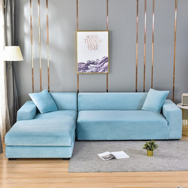 Sofa Protection – Elastic Velvet Cover for Every Couch Type