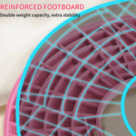 Sprungball mit rutschfester Plattform und abnehmbaren Griffen