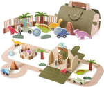 Holzspielset Dino-Park – Prähistorischer Spielspaß für Kinder