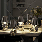 Creative Table Lamp - Cordless Sculpture Light with Dimmer
