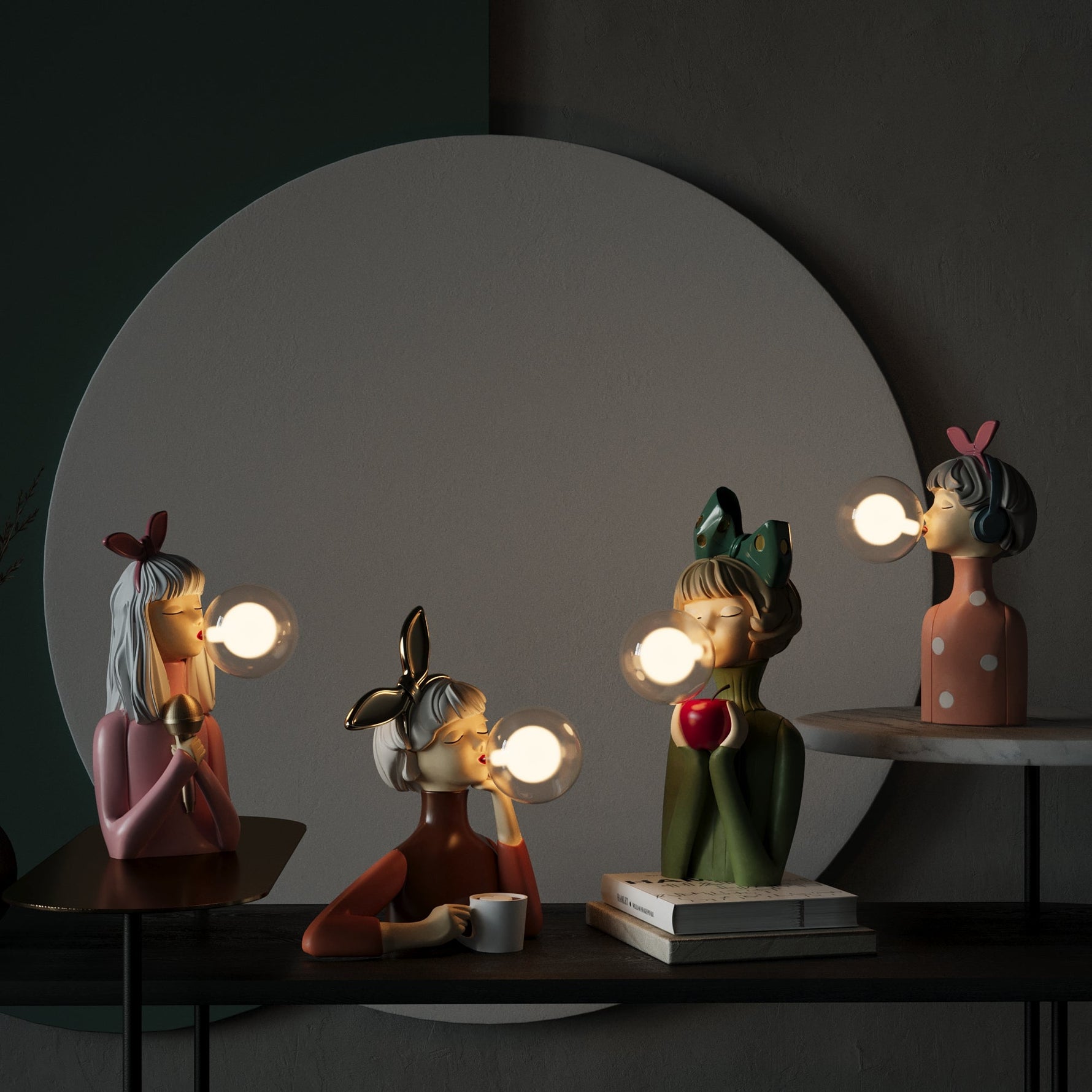 Elegant table lamp for stylish living