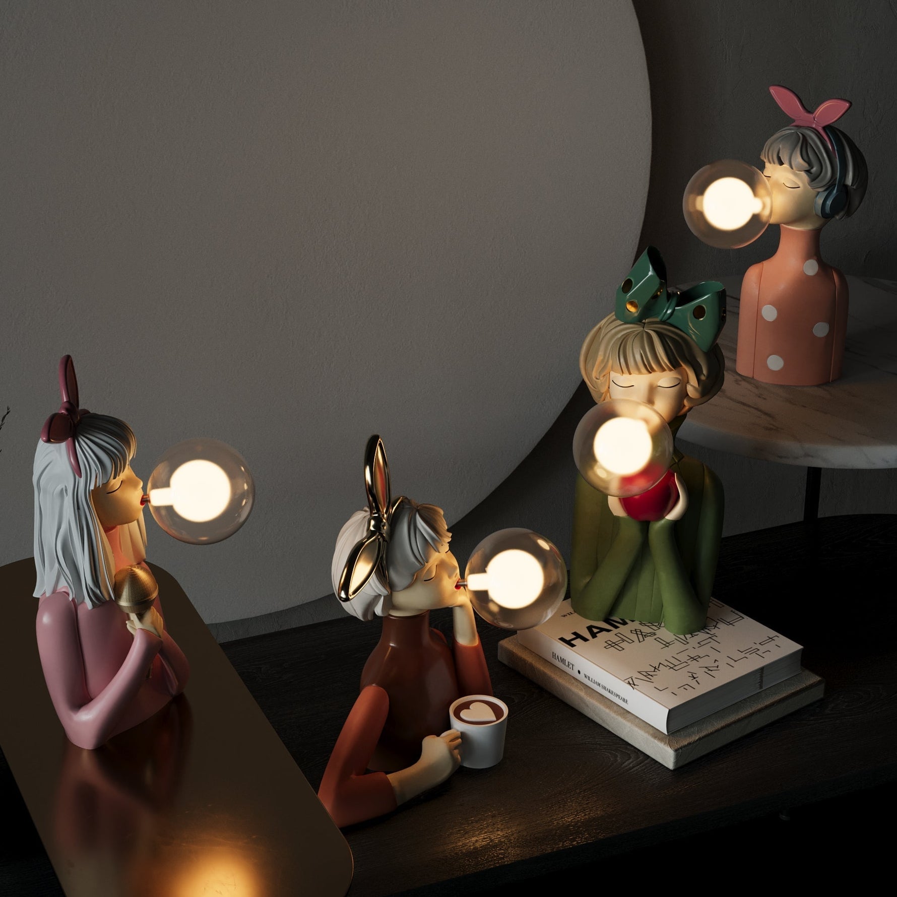 Elegant table lamp for stylish living