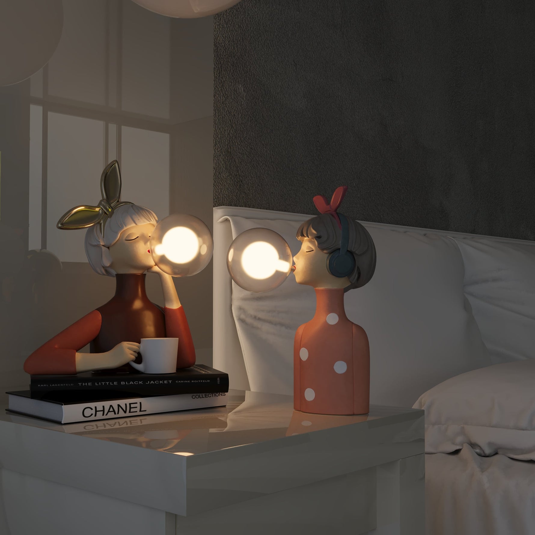 Elegant table lamp for stylish living