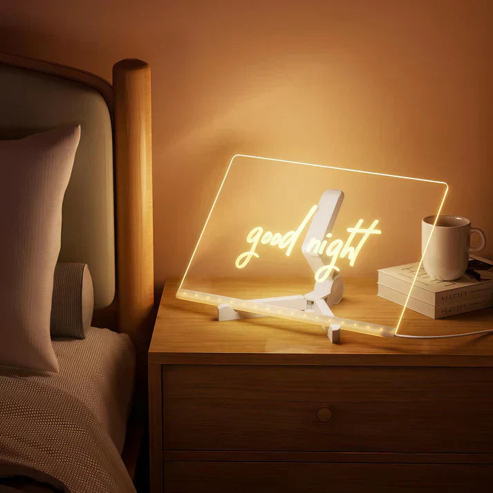 IllumiWrite LED Zeichenbrett – Wiederverwendbare Lichttafel für Kreative