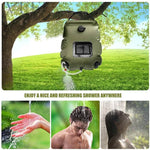 Faltbare Außenduschtasche mit 20L Solarheizung – ZonFlow
