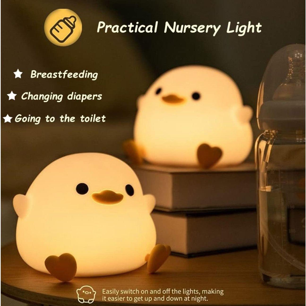 Automatische Enten-Silikon-Nachtlampe - DuckieDream Licht