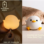 Automatische Enten-Silikon-Nachtlampe - DuckieDream Licht