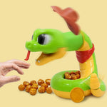 Schlangenspiel mit Klappmechanismus