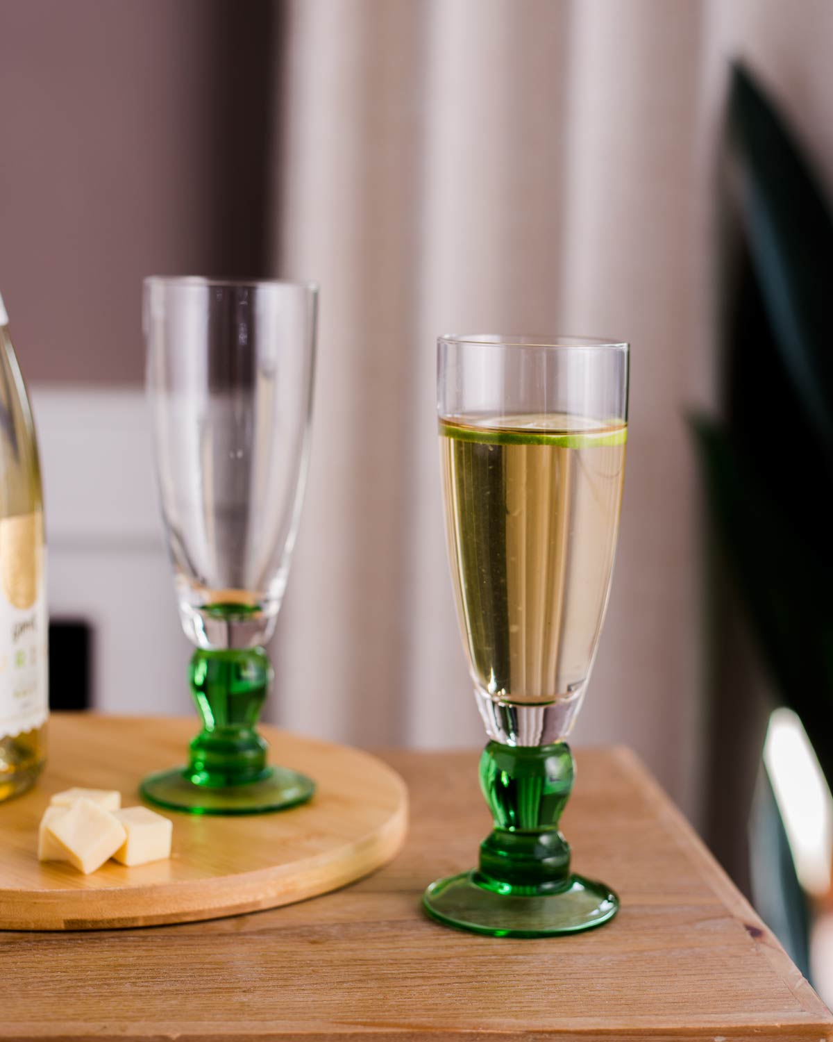 Elegante Sektgläser im Set – 6 Stück mit spiralförmigem Design