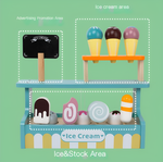 Ice Cream Shop Playset - Sweet Temptations