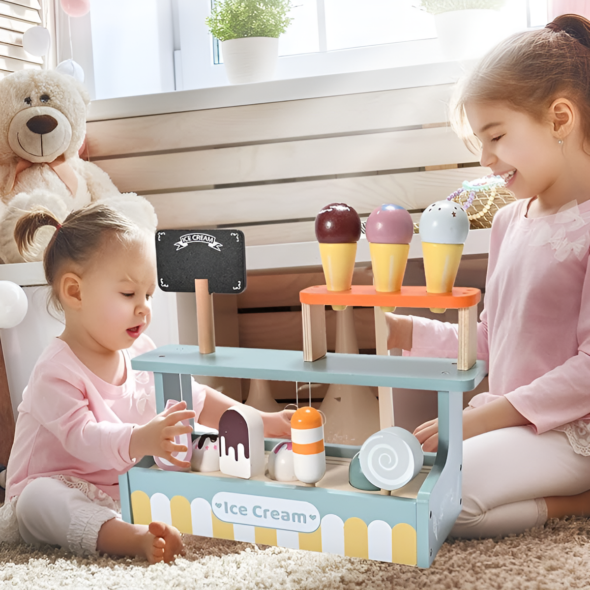 Ice Cream Shop Playset - Sweet Temptations