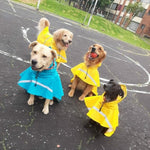 Reflektierender Regenmantel für Hunde mit Verstellbarer Kapuze