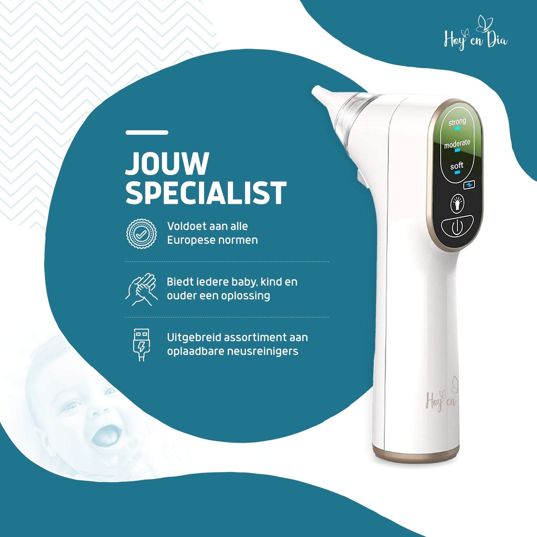 Breath-free comfort | Nasal aspirator for your baby