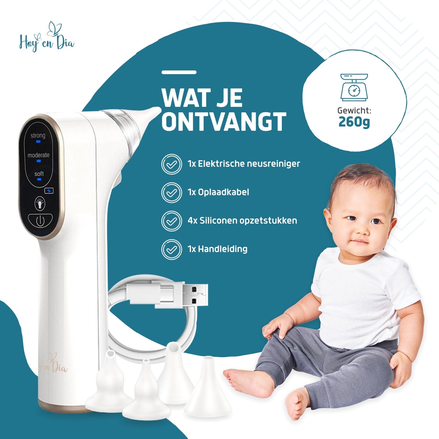 Breath-free comfort | Nasal aspirator for your baby