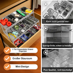 Platzsparender 3-stufiger Schubladenorganizer – Flexibel und Praktisch