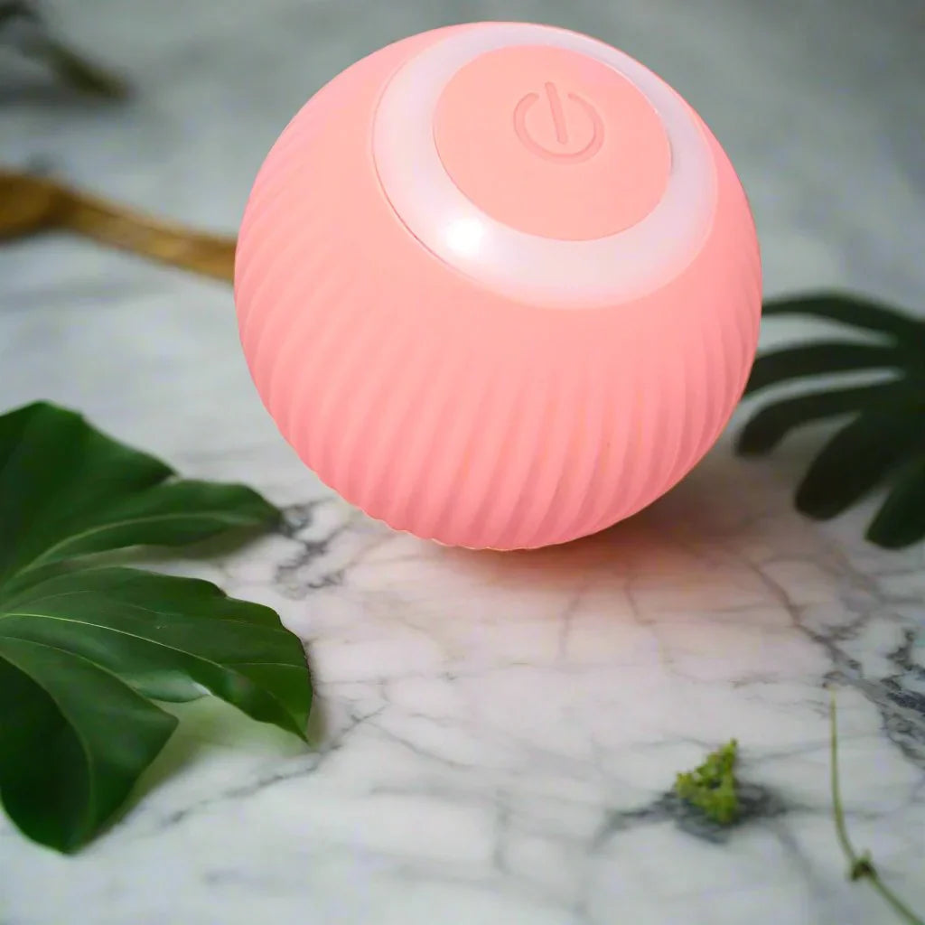 Interaktiver Spielball für Katzen mit Musik und LED