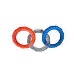 Robustes 3-Ring-Kauspielzeug für Hunde – langlebig und sicher
