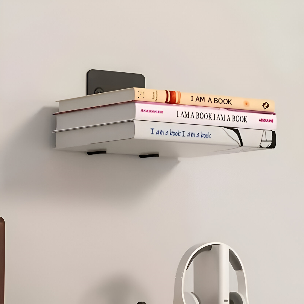 Schwebendes Bücherregal – Bücher Schwebend An Der Wand – 2er Set