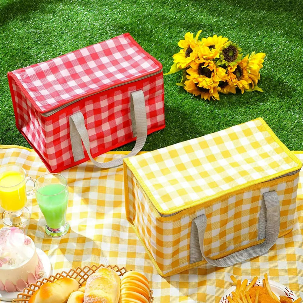 Stylish and insulated picnic bag for fresh snacks