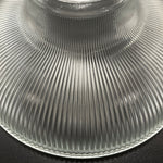 Vintage-inspirierte Pendelleuchte aus strukturiertem Glas