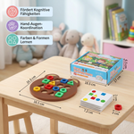Kreatives Lernspielzeug für Kinder – Farb- und Formen-Erkennungsspiel