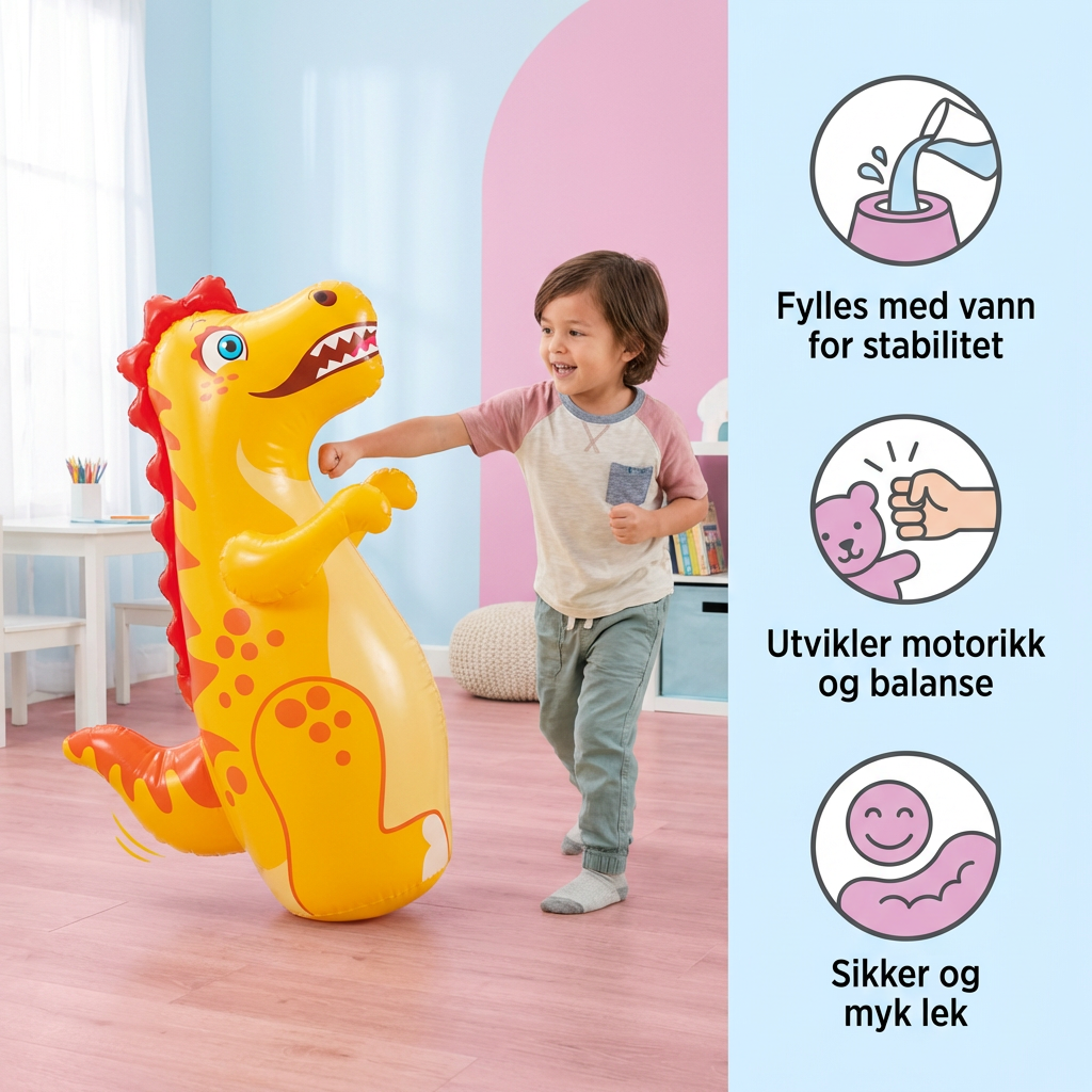 Tierdesign Aufblasbarer Boxsack für Kinder mit Wasserfüllung