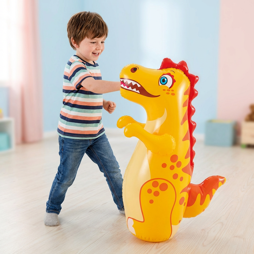 Tierdesign Aufblasbarer Boxsack für Kinder mit Wasserfüllung