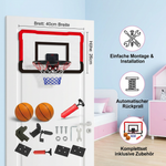 Basketballkorb Set für Kinder – Mini Wand- und Türkorb für Zuhause