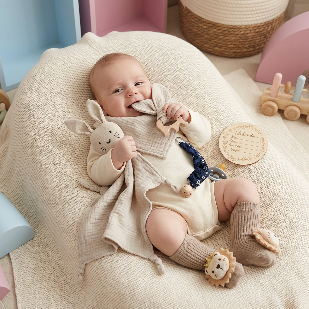 Set mit 6 Teilen für Neugeborene – Erstausstattung für Babys