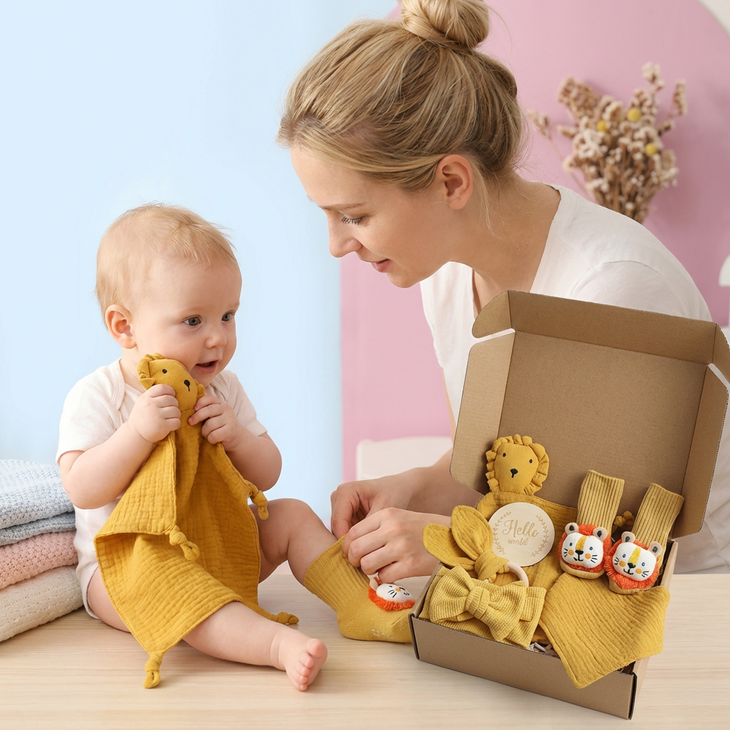 Set mit 6 Teilen für Neugeborene – Erstausstattung für Babys