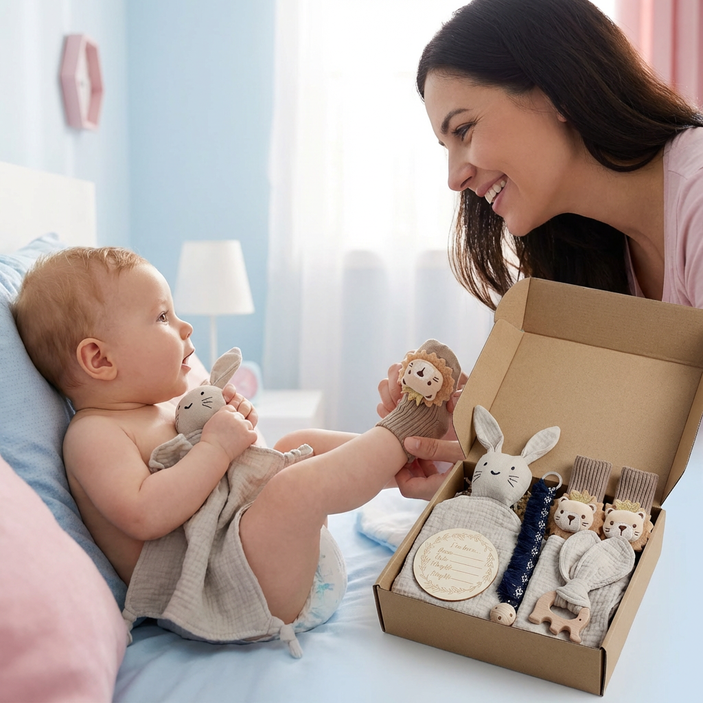 Set mit 6 Teilen für Neugeborene – Erstausstattung für Babys